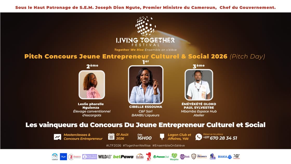 Living Together Festival: Stanley Enow injecte 16 millions pour booster 9 startups camerounaises